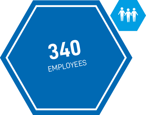 340 employees